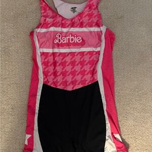 Barbie Pink and Black Women's rowing uni suit
